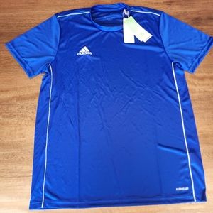 Adidas Core18 Jersey Bold Blue & White M- Large